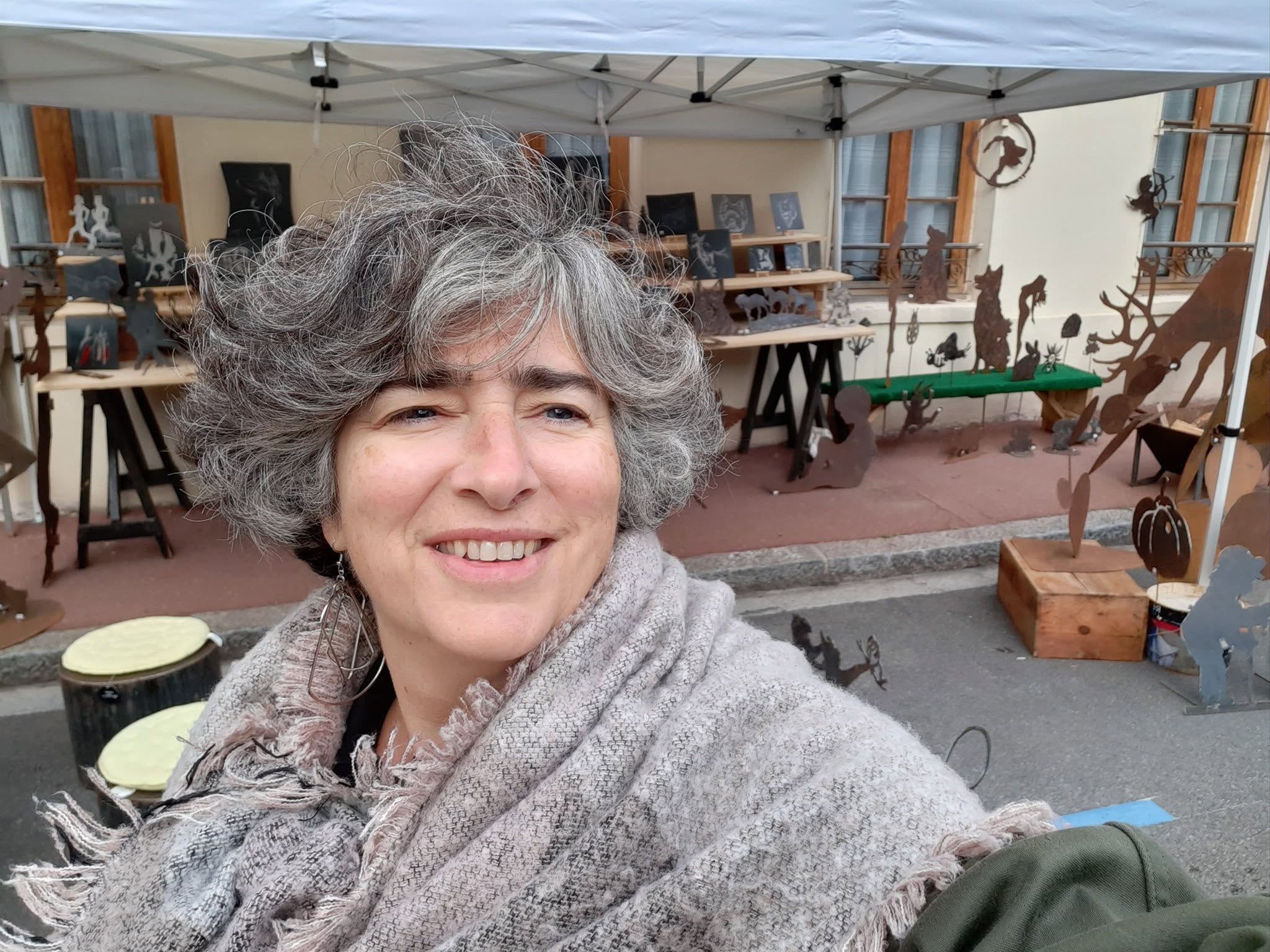 Cécile, créatrice de l'atelier DECOFER